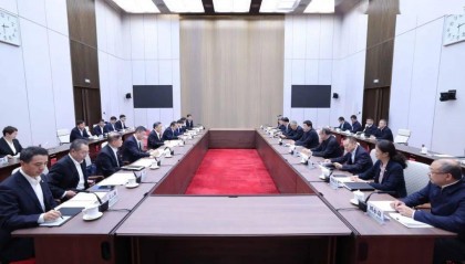 国家电网与中国能建举行会谈