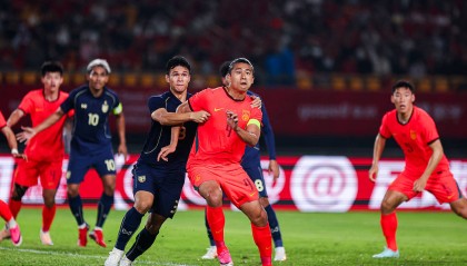 半场战报-张玉宁开场中柱刘浩帆送礼险丢球 国足0-0泰国